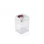 Recipiente hermético para alimentos LEIFHEIT Fresh&Easy 1,6L, sem BPA, transparente com tampa verde