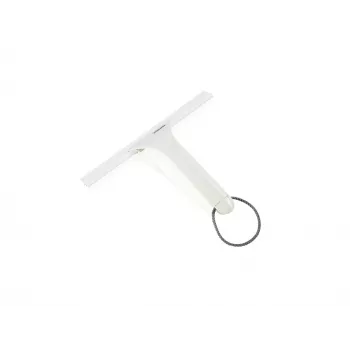 Rodo de duche LEIFHEIT Cabino 24cm com gancho de ventosa, branco/cinzento