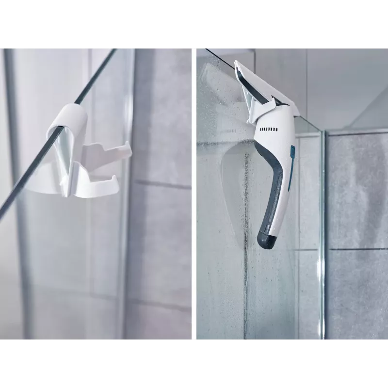 Suporte de parede LEIFHEIT Nemo para aspirador de janelas – arrumação que poupa espaço e suporte de carregamento