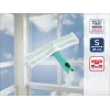 Rodo de janela LEIFHEIT M manual com sistema Click, rodo de borracha 28 cm, punho ergonómico antiderrapante, branco/verde