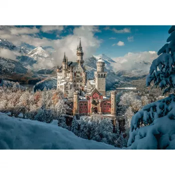 Puzzle Schmidt Spiele Castelo de Neuschwanstein no inverno 1000 peças
