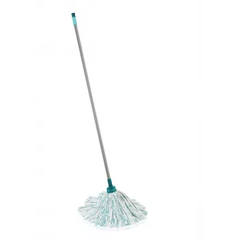 Esfregona LEIFHEIT Classic com cabo de aço de 140 cm e cabeça de viscose absorvente