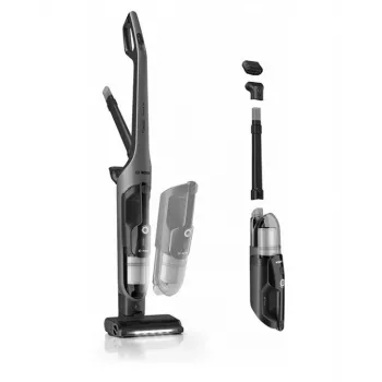 Bosch Flexxo Series 4 BHH4GN28 aspirador vertical com bateria, 28,8V, 70min de autonomia, aspirador de mão 2 em 1, AllFloor Power Brush, sem saco, preto/antracite
