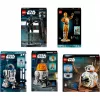 Conjunto LEGO Star Wars Droid (BB-8, R2-D2, BB-9E) droides robôs controlados por app