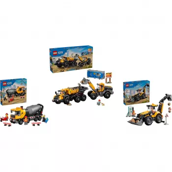 Conjunto LEGO City de estaleiro de obras