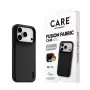 Capa CARE by PanzerGlass Fusion Fabric preta com MagSafe para iPhone 17 Pro
