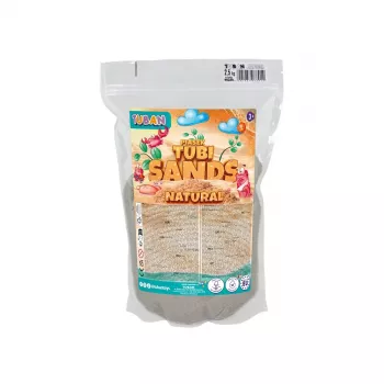 Areia natural TUBAN Tubi Doypack 2,5 kg – areia de banho e de escavação para pequenos animais