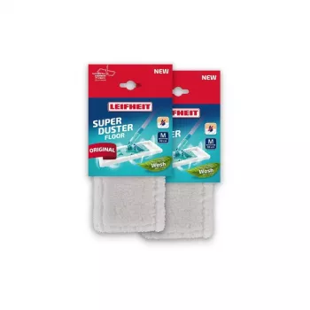 Panos de limpeza de substituição LEIFHEIT 2 unid. SuperDuster Floor M 33 cm