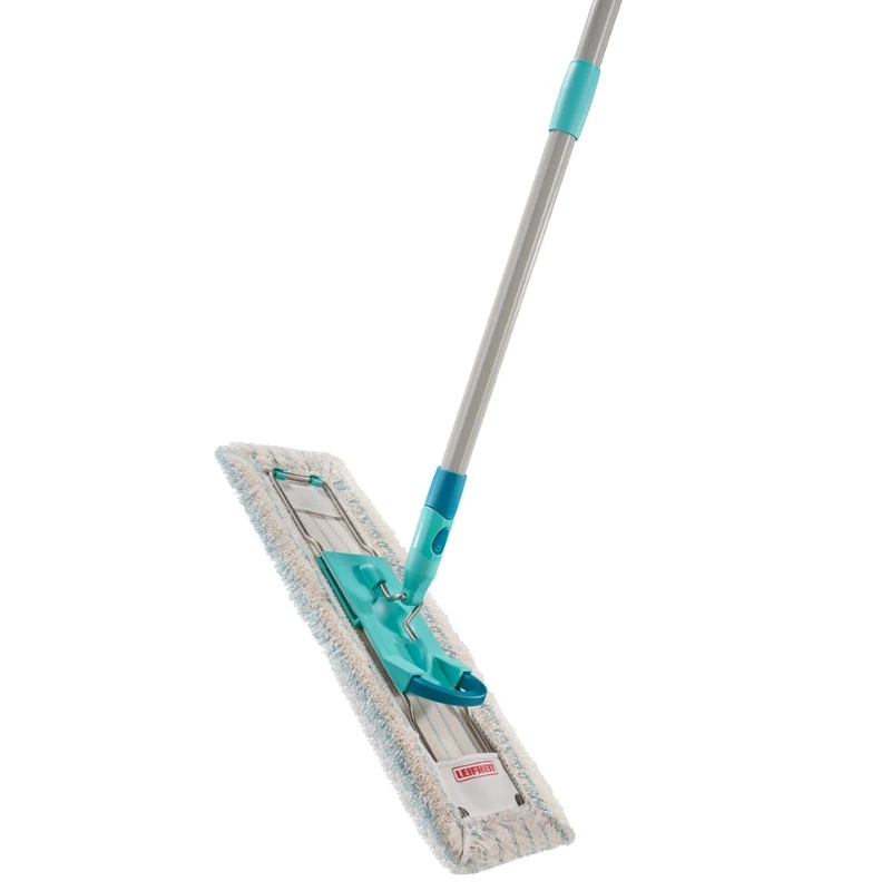 Capa de esfregona de pavimentos Leifheit Profi XL Cotton Plus com cabo dobrável, 42 cm