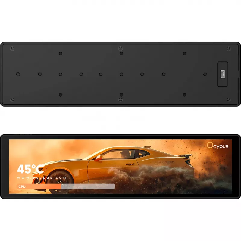 Monitor Mini-HDMI OCYPUS Sigma ES916 IPS WUXGA de 9,16 polegadas com alimentação USB-C, preto