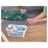 Capa de tábua de passar a ferro LEIFHEIT Cotton Comfort S/M 125x40 cm azul/branco às riscas