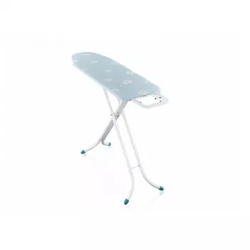 Tábua de passar a ferro LEIFHEIT Classic M Compact 120x38 cm com capa de algodão e apoio fixo para o ferro