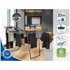 LEIFHEIT Estendal Pegasus 200 Solid Black 20 m de comprimento de secagem dobrável