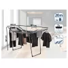 LEIFHEIT Estendal Pegasus 200 Solid Black 20 m de comprimento de secagem dobrável