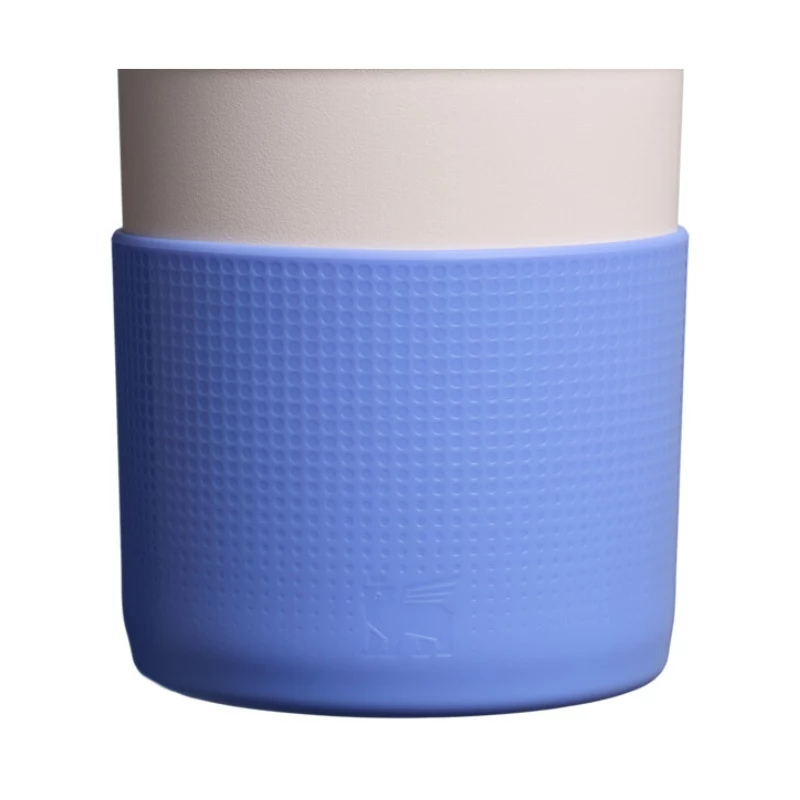 STANLEY The Quencher Boot + palhinha azul-hortênsia 1,18L conjunto de silicone