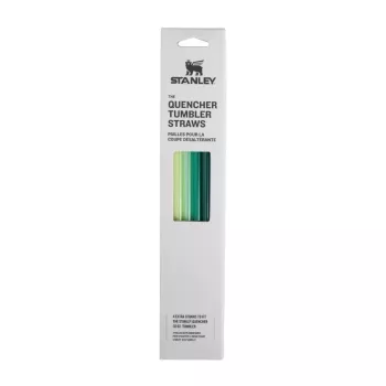 Conjunto de palhinhas STANLEY com 4 unid. para The Quencher Travel Tumbler 0,89L, palhinhas de plástico reutilizáveis sem BPA, verde