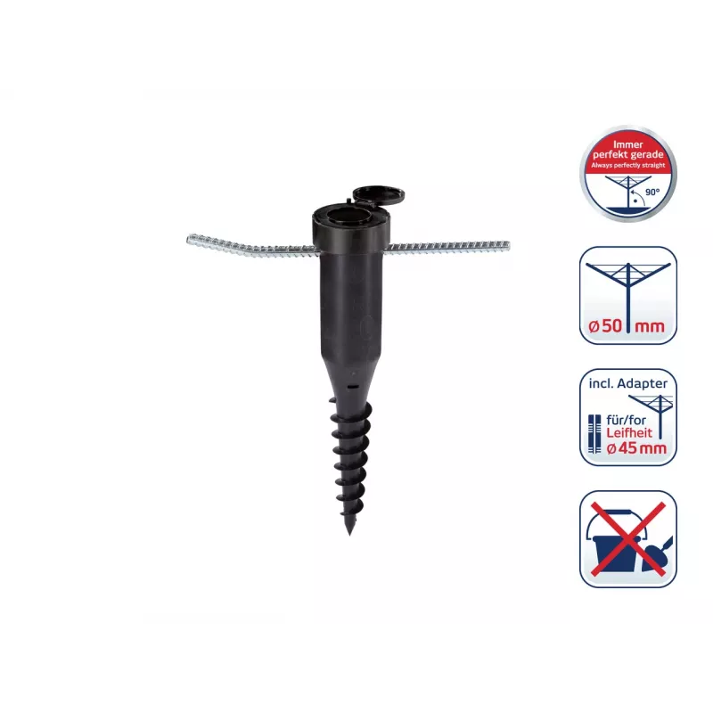 Leifheit Pin centragem joystick de rosca rotativo