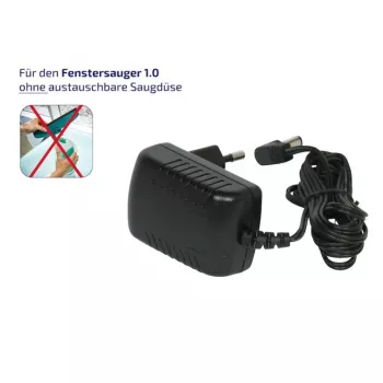 Carregador LEIFHEIT para aspirador de janelas - fonte de alimentação 5V 1A DC com cabo de 1,5m