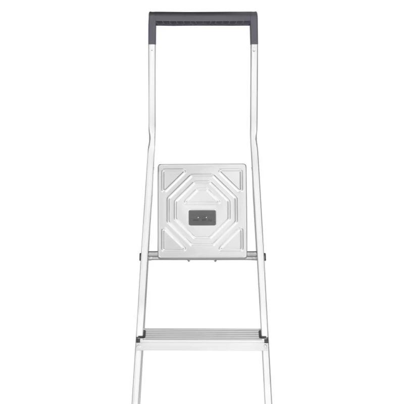 Escadote de alumínio Hailo L40 StandardLine de 4 degraus com barra de segurança, 150 kg, EN 131