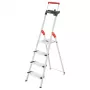 Escada doméstica de alumínio HAILO L85 ComfortLine de 4 degraus