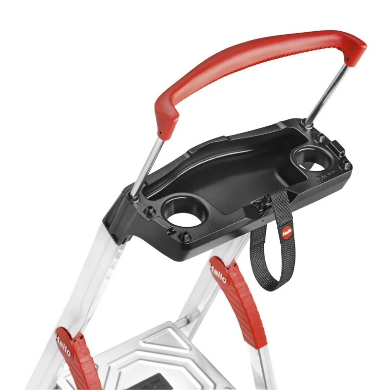 Escada doméstica de alumínio HAILO L85 ComfortLine de 4 degraus