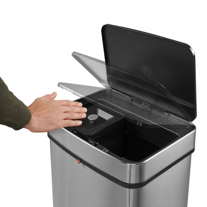 Sistema de separação de resíduos HAILO Öko Vario XL, 2x25L, aço inoxidável