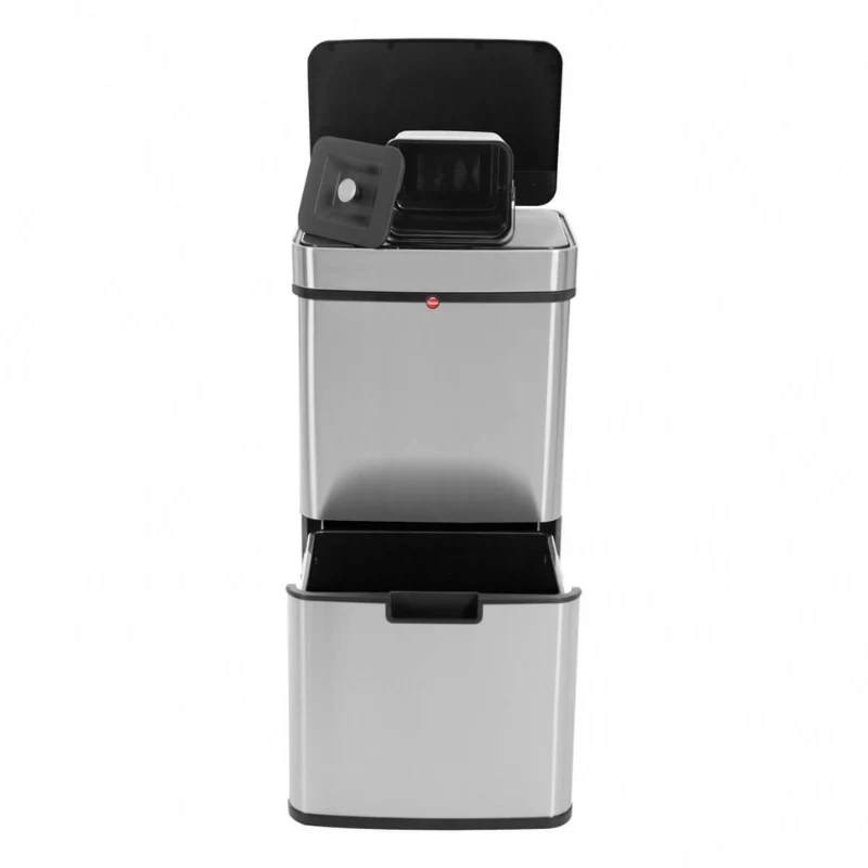 Sistema de separação de resíduos HAILO Öko Vario XL, 2x25L, aço inoxidável