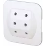 Ficha europeia Kopp 174902005 Type-C, branca, 2,5 A, 250 V, terminais de parafuso, automontagem