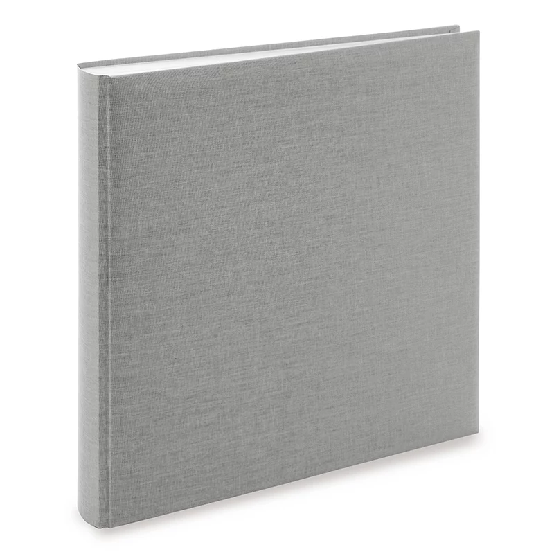 Álbum de fotografias Goldbuch Trend 2, 300 mm, 60 folhas brancas, encadernação de capa dura, cinzento (27606)