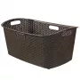 Cesto de roupa CURVER My Style 47L castanho-escuro 60x39x28cm