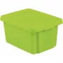 Caixa de arrumação CURVER Essentials 16L com tampa, verde, 30 x 39 x 21 cm