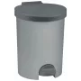 Balde de pedal CURVER 15L aço inoxidável prateado Soft-Close retangular