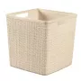 Cesto CURVER Jute quadrado 17L 28x28x27 cm creme
