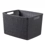 Cesto CURVER Jute L 20L 36x28x23cm cinzento-escuro