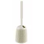 Escova de sanita CURVER Knit com suporte, branca, Ø14x43 cm