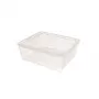 Caixa têxtil CURVER com tampa, 10L, transparente, 34,2 x 29,7 x 12,5 cm