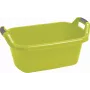 Bacia oval CURVER com pegas 35L verde bacia flexível