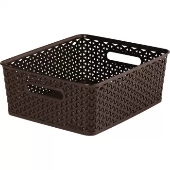 Cesto CURVER My Style M 13L castanho-escuro