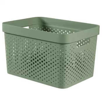 Caixa CURVER Infinity Recycled 17L 36x27x22cm verde