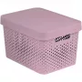 Caixa de arrumação Curver Infinity em material reciclado 17 L, 36 x 27 x 22 cm, rosa