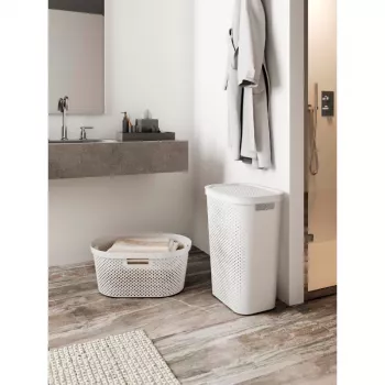 Cesto de roupa CURVER Infinity Recycled 40L verde