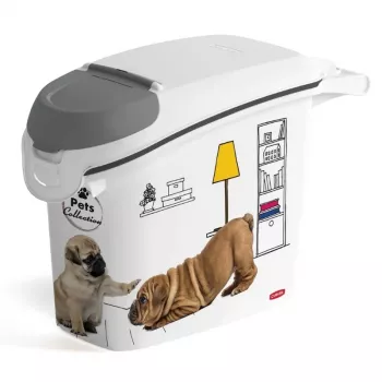 Recipiente de arrumação de comida para cão CURVER Pets Life 6 kg 15L 23x50x36 cm