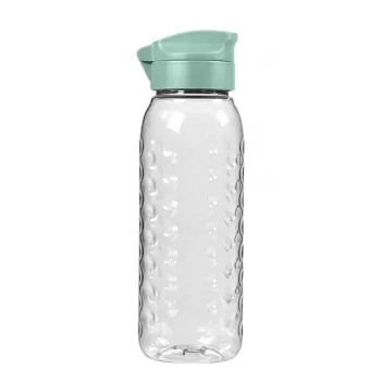 Garrafa CURVER Dots 0,45L transparente/verde