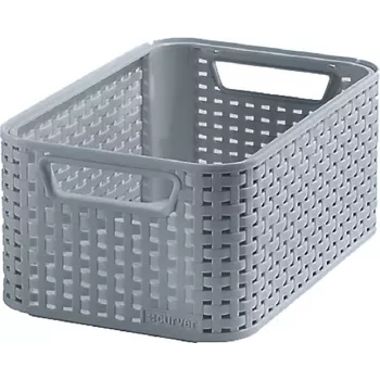 Caixa de arrumação CURVER Box Style S 28,5x19,4x13 cm cinzento-claro