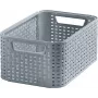 Caixa de arrumação CURVER Box Style S 28,5x19,4x13 cm cinzento-claro