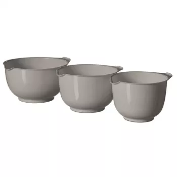 Conjunto de 3 tigelas de mistura Curver 1,5L + 2L + 2,5L cinzento-claro
