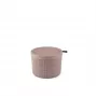 Cesto de arrumação redondo com tampa CURVER Jute 2L rosa 17x13cm