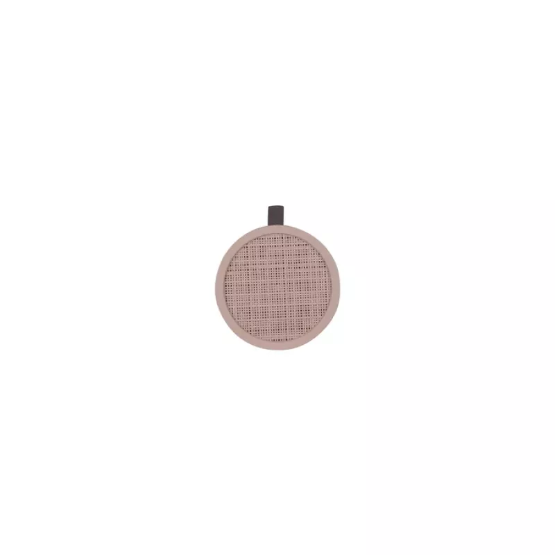 Cesto de arrumação redondo com tampa CURVER Jute 2L rosa 17x13cm