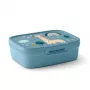 CURVER Snap Box caixa de armazenamento retangular com divisória 1,8L azul-cinzento