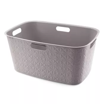 CURVER Softex cesto de roupa 45L, castanho-acinzentado, 57x37x27cm